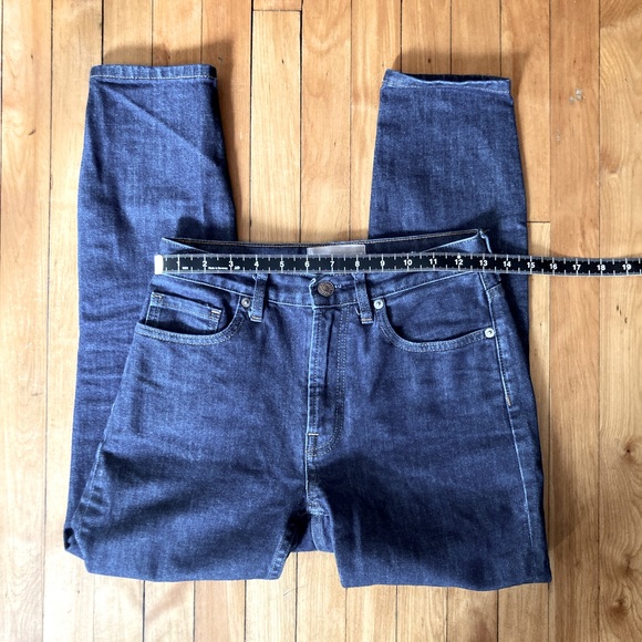 Everlane high-rise skinny jeans, dark indigo - Picture 2 of 4